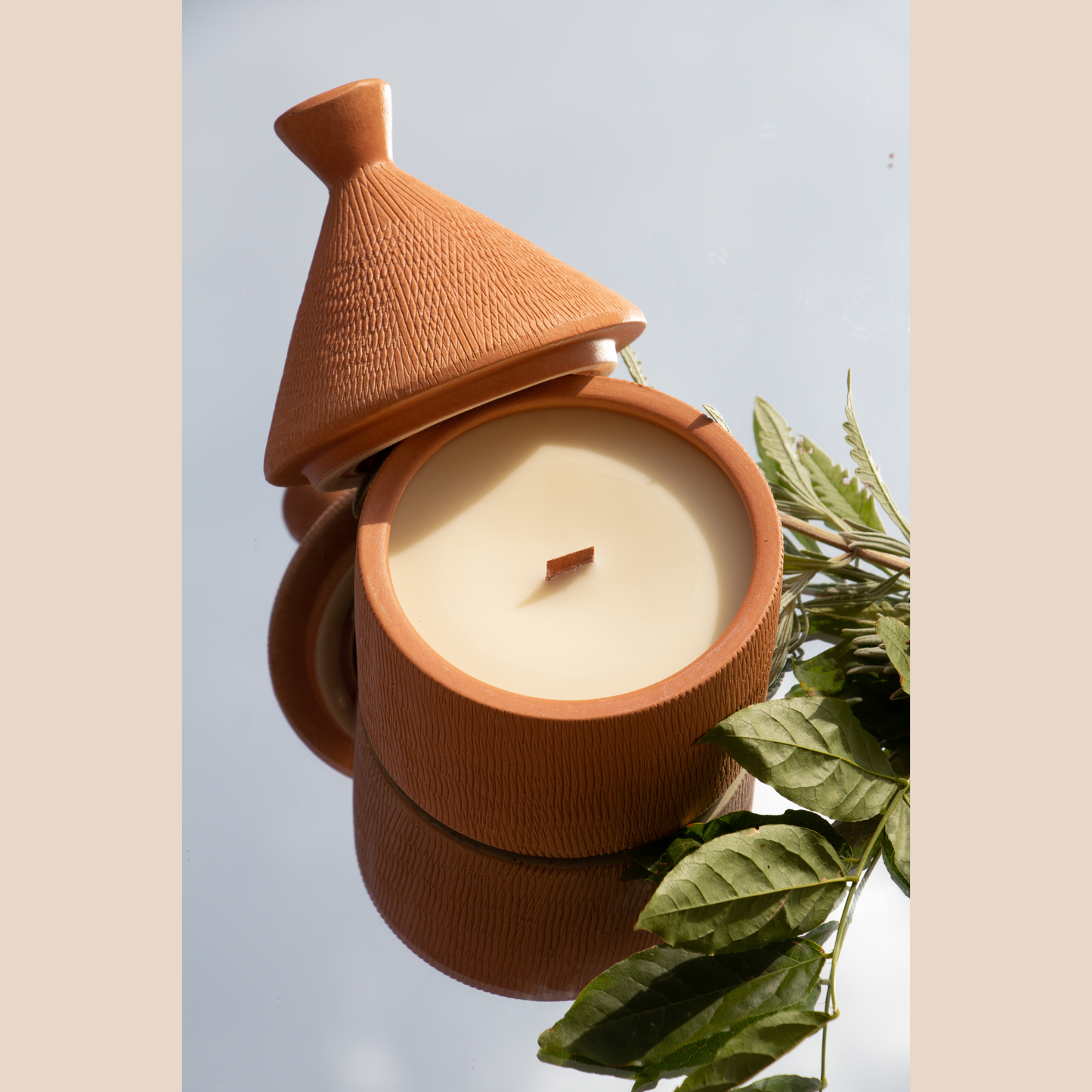Tajīne Candle in Terracotta - Red Ochre